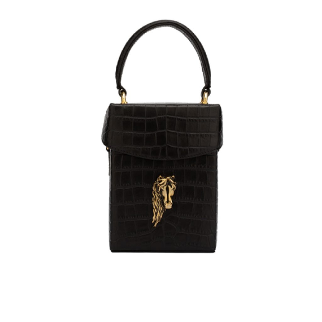 Elite Bag Black (Croco Print) - Moni & J - High quality luxury fashion brand
