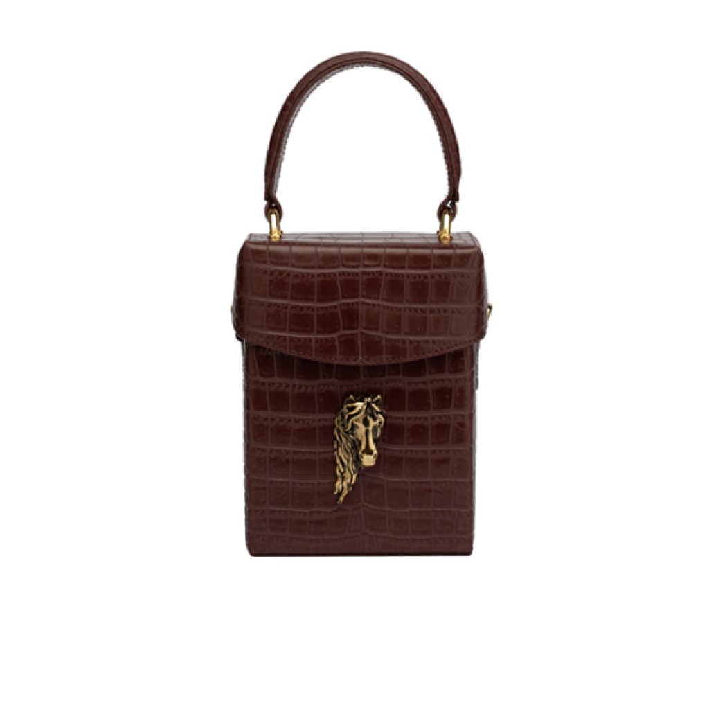 Elite Bag Burgundy (Croco Print) - Moni & J - High quality luxury fashion brand