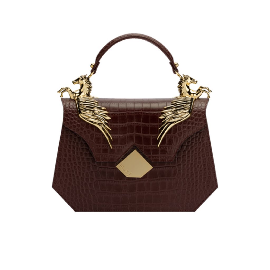 Freedom Bag Burgundy (Croco Print) - Moni & J - High quality luxury fashion brand