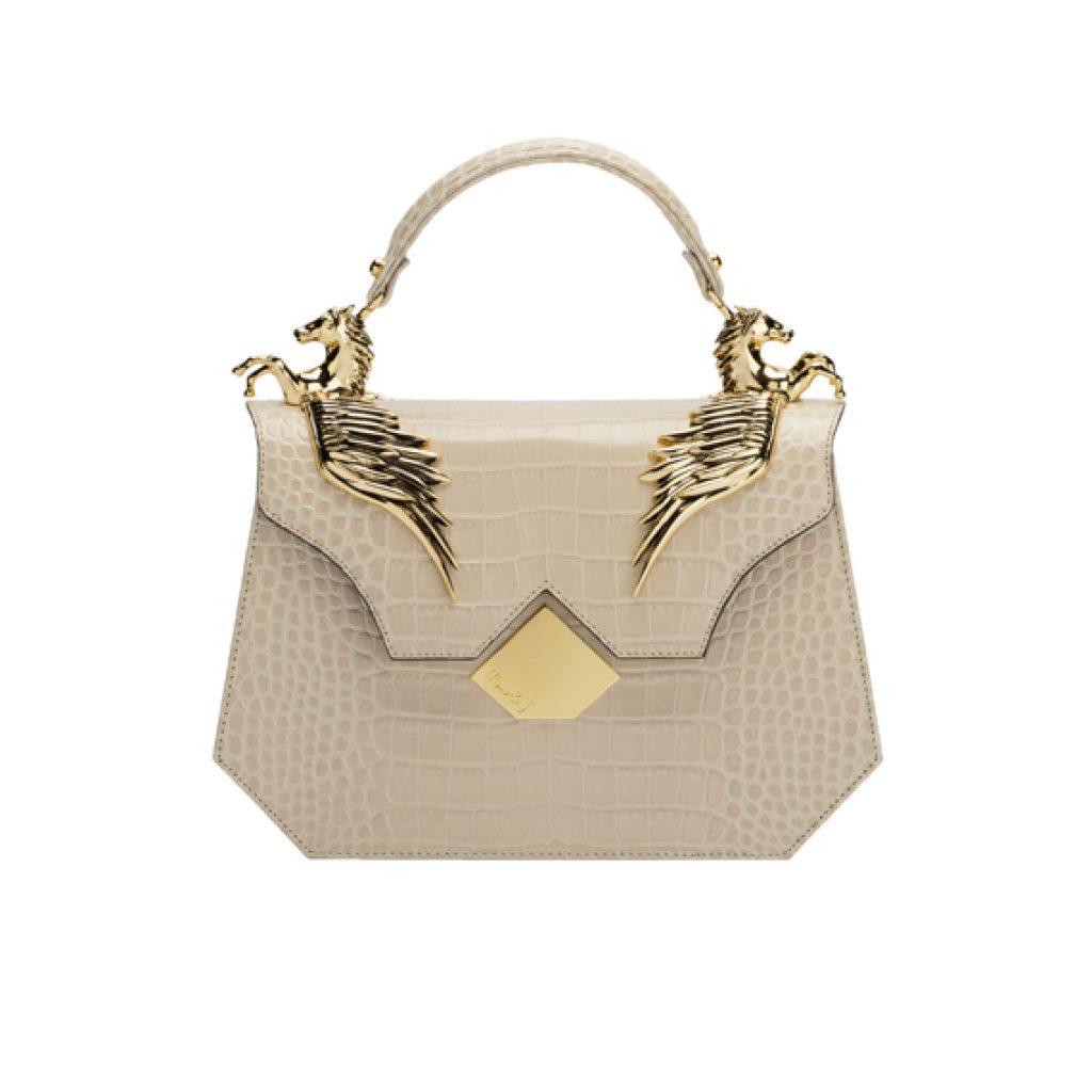 Freedom Bag Cream (Croco Print) - Moni & J - High quality luxury fashion brand