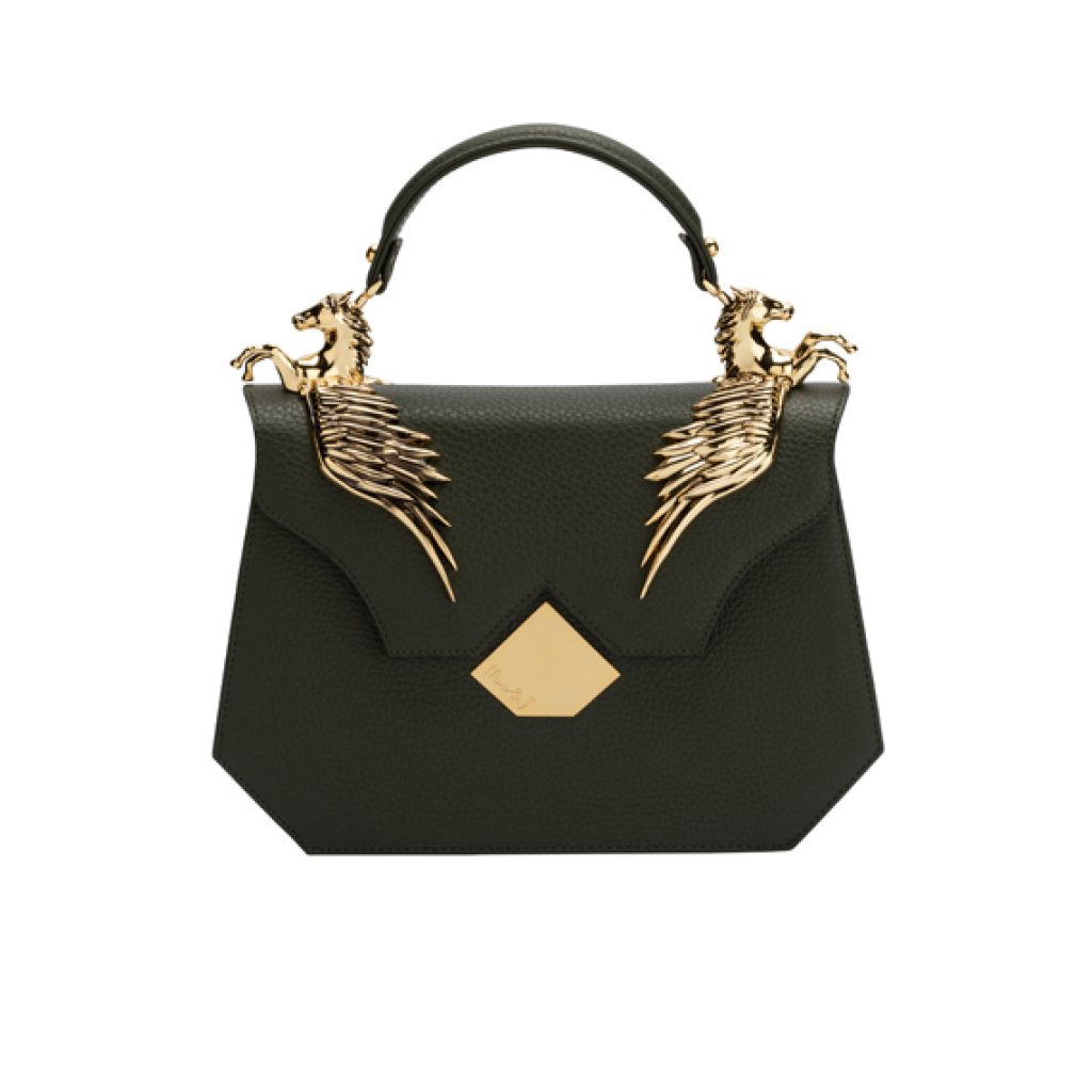 Freedom Bag Olive Green (Scotch Print) - Moni & J - High quality luxury fashion brand