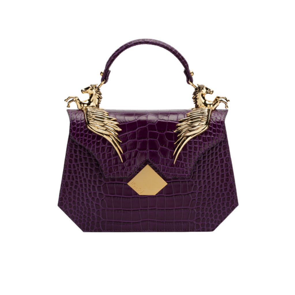 Freedom Bag Purple (Croco Print) - Moni & J - High quality luxury fashion brand