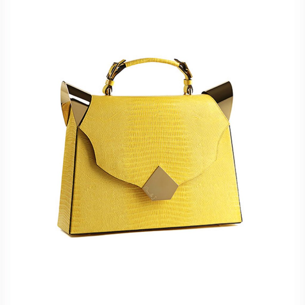 The Marshal Yellow (Lizard Print) - Moni & J - High quality luxury fashion brand