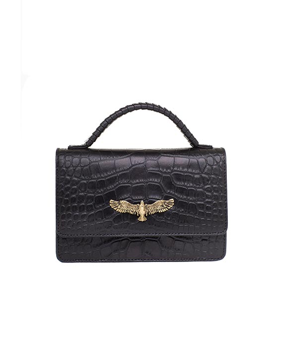 Dream Bag Black (Croco) - Moni & J - High quality luxury fashion brand