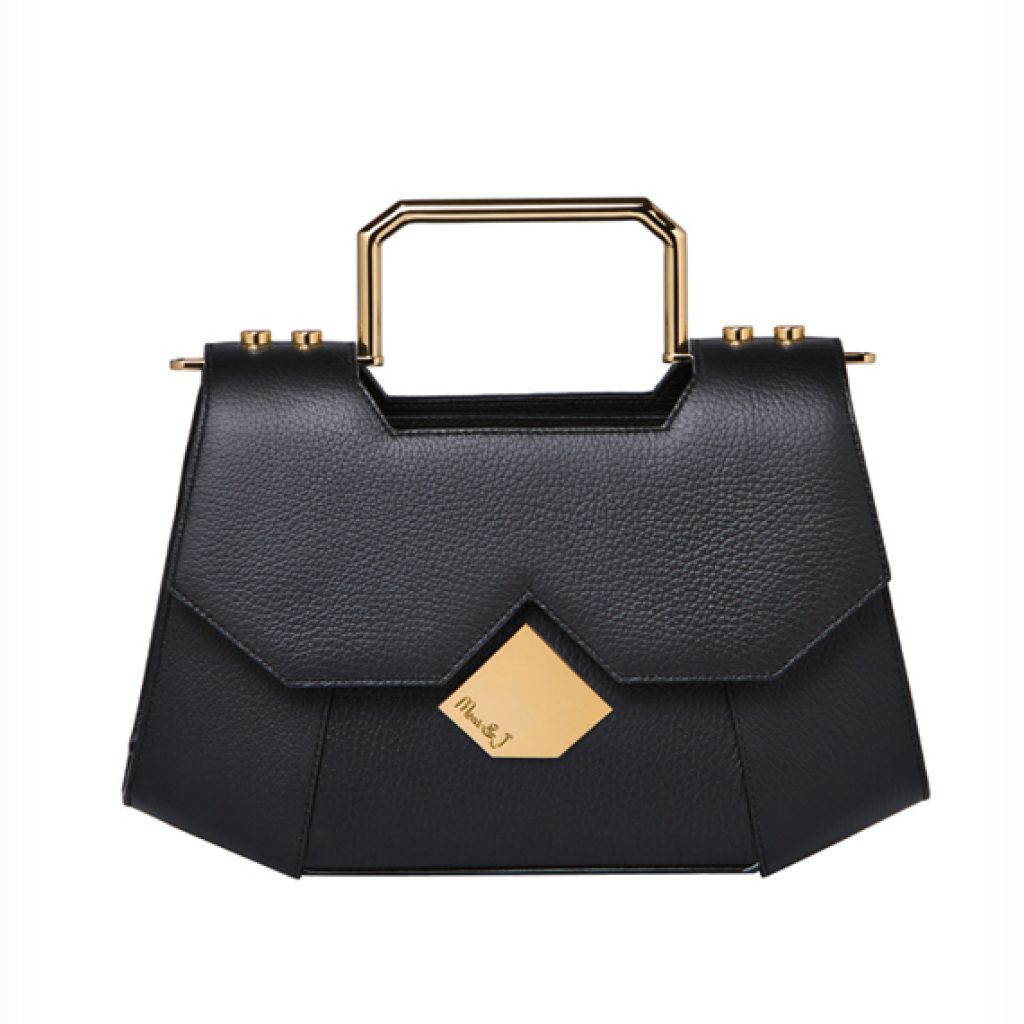 New Grip Bag Black Scotch (Golden Accessories) - Moni & J - High quality luxury fashion brand