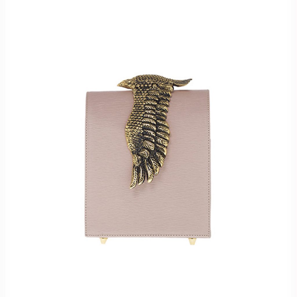 The M Clutch Verona Nude (Gold Plated Accessories) - Moni & J - High quality luxury fashion brand