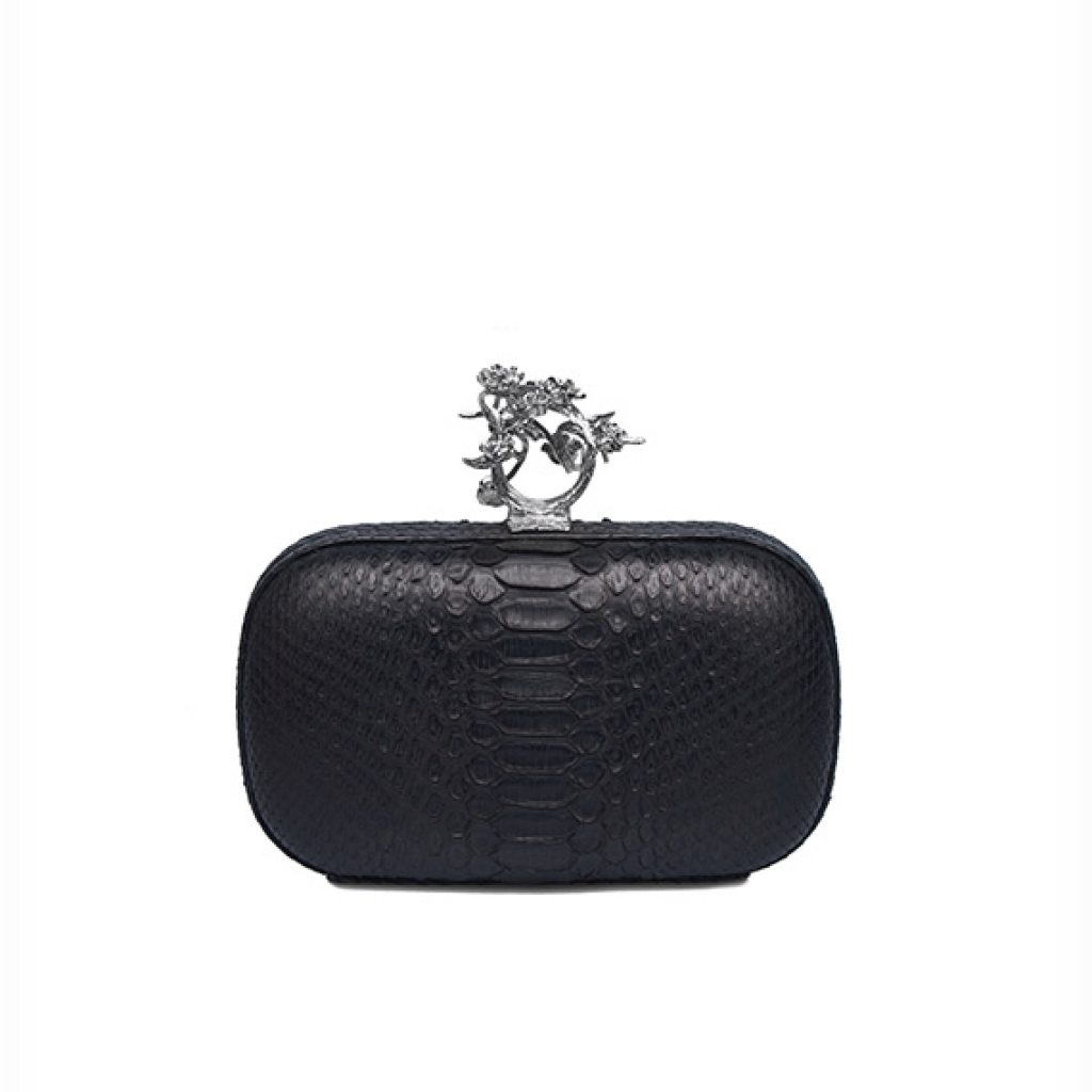 New Dawn clutch (Silver Accessories) - Moni & J - High quality luxury fashion brand