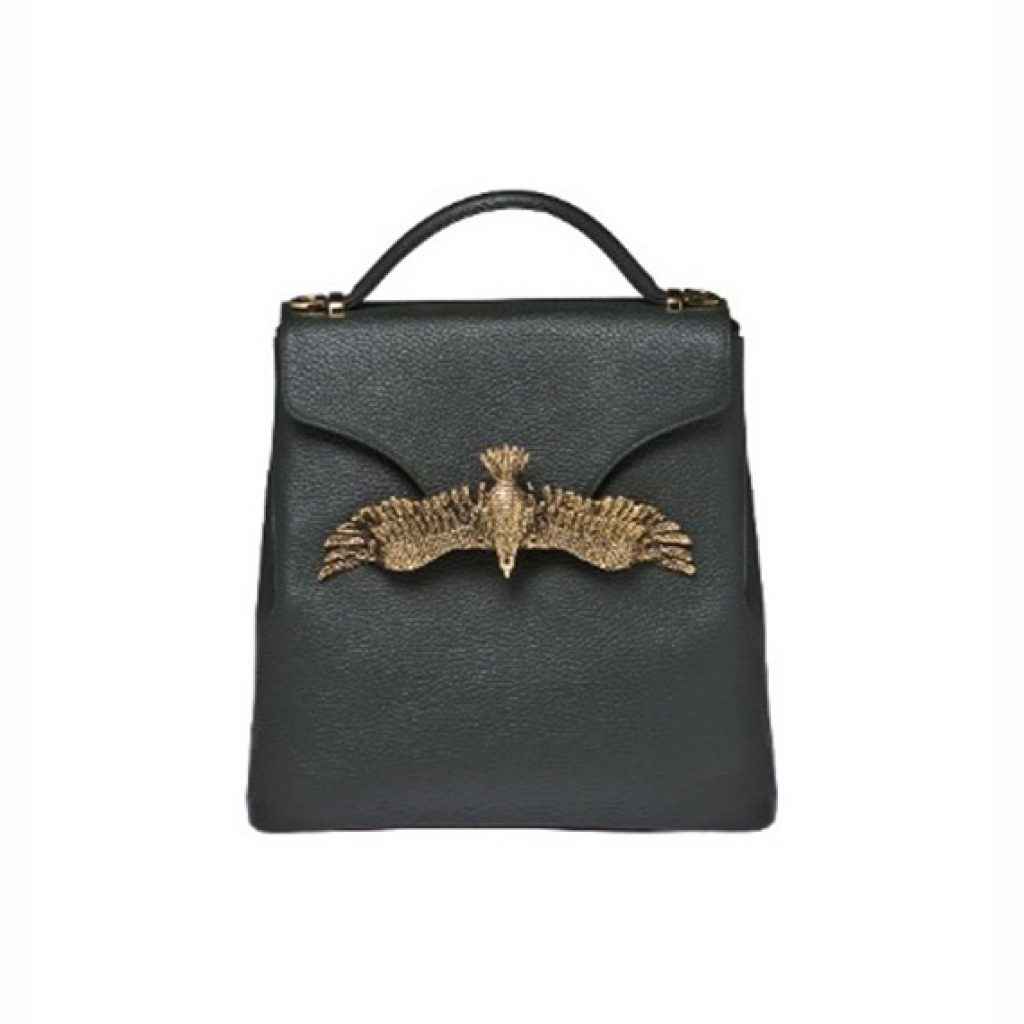 Eagle BackPack Olive Green (Gold Plated Acc) - Moni & J - High quality luxury fashion brand