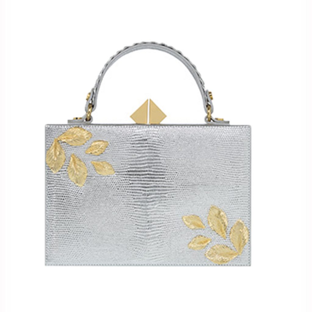 Autumn Bag Silver (Lizard Print) - Moni & J - High quality luxury fashion brand