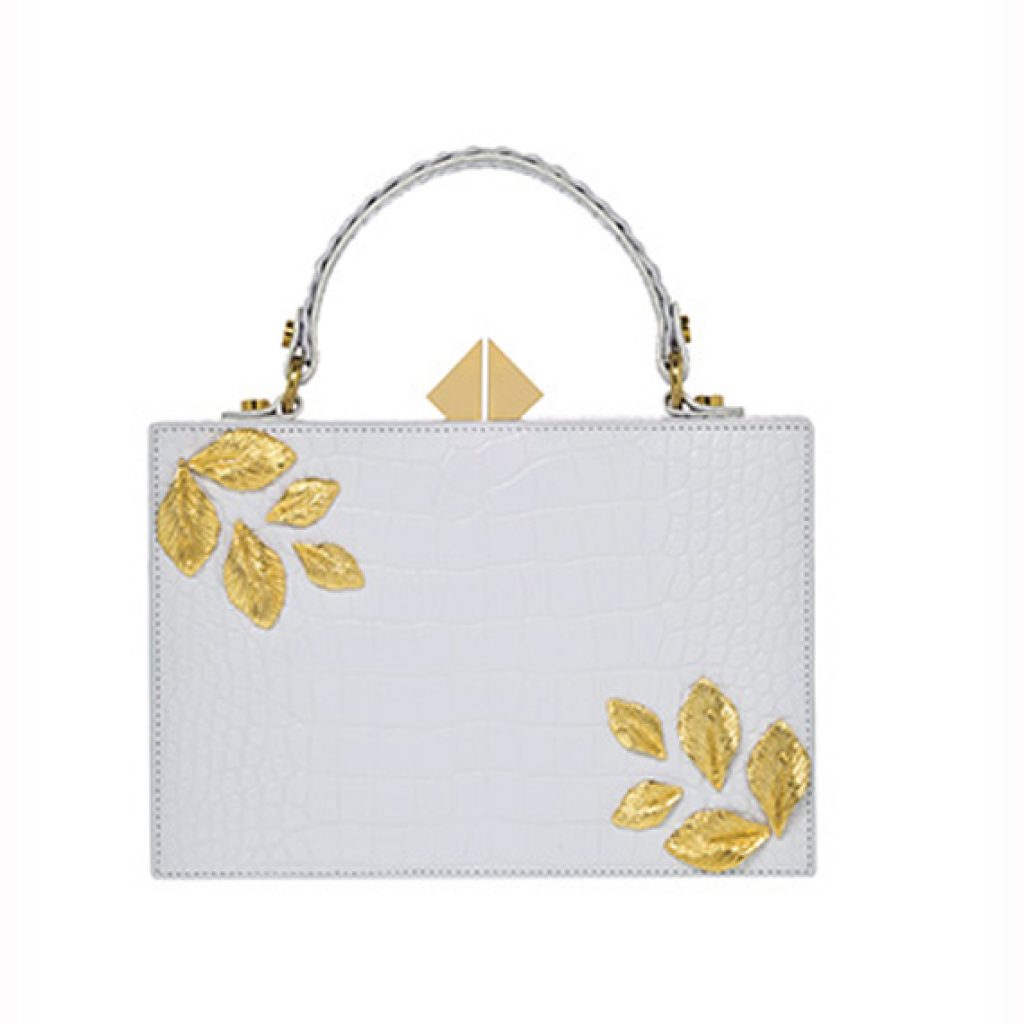 Autumn Bag White (Croco Print) - Moni & J - High quality luxury fashion brand