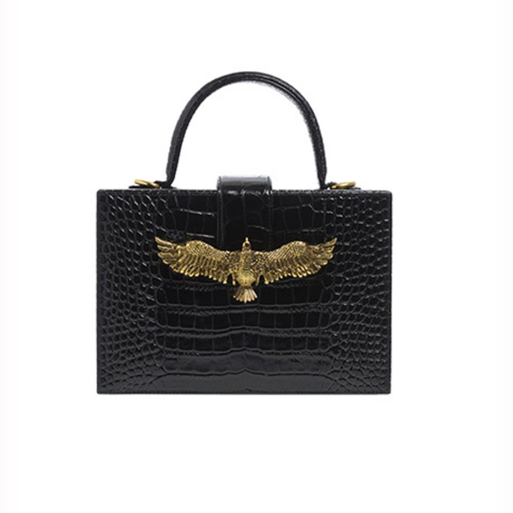 Joyce Bag Black Croco - Moni & J - High quality luxury fashion brand