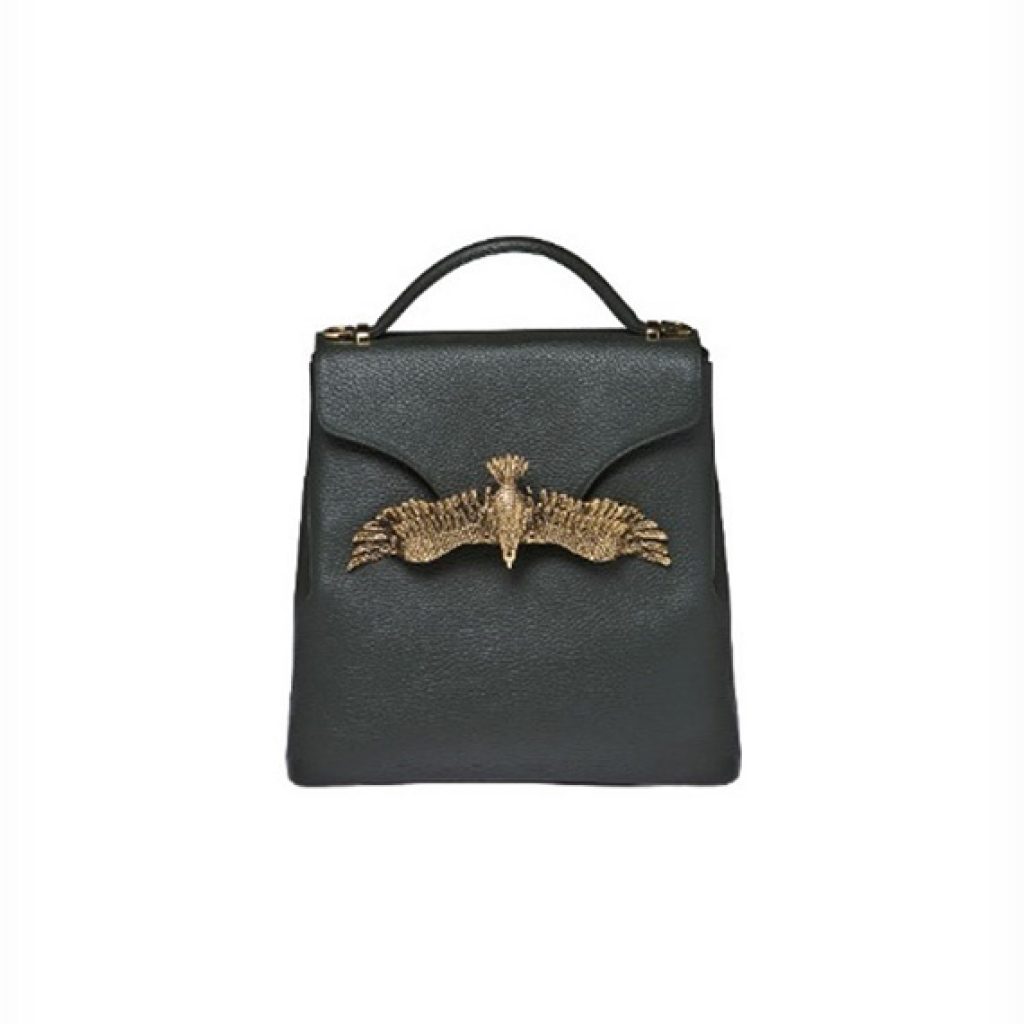 Baby Eagle BackPack Olive Green (Gold Plated Acc) - Moni & J - High quality luxury fashion brand