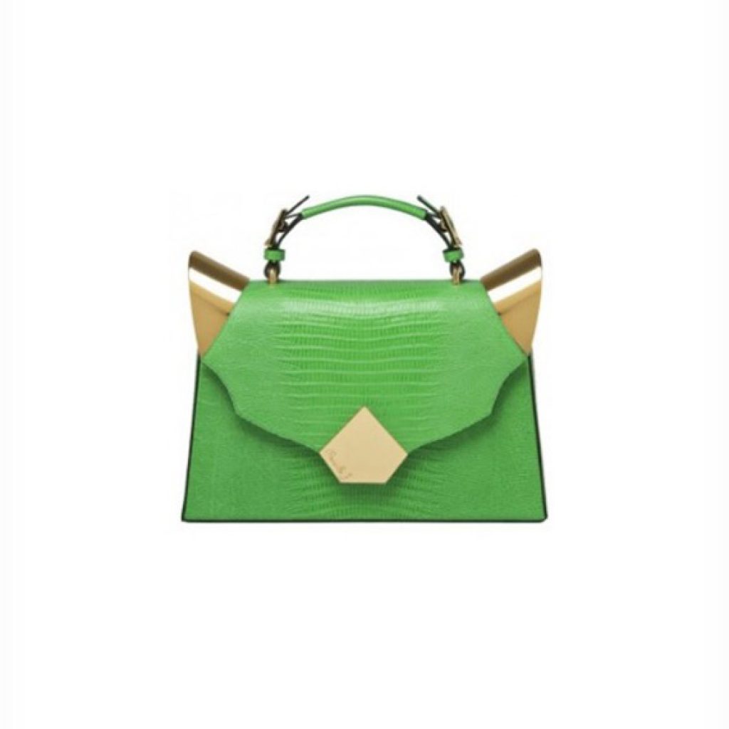 The Medium Marshal Lime Green (Lizard Print) - Moni & J - High quality luxury fashion brand