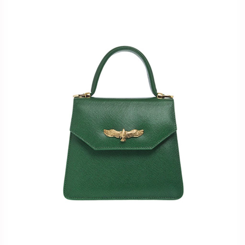 Small Ciel Bag Green (Florean Print) - Moni & J - High quality luxury fashion brand