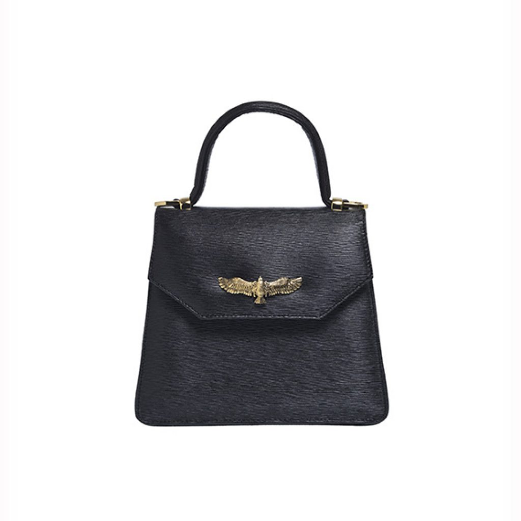 Small Ciel Bag Black (Verona Print) - Moni & J - High quality luxury fashion brand
