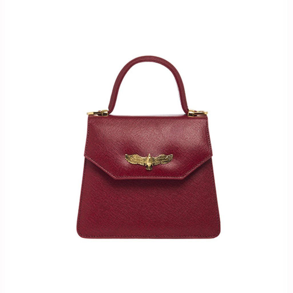 Small Ciel Bag Burgundy (Verona Print) - Moni & J - High quality luxury fashion brand