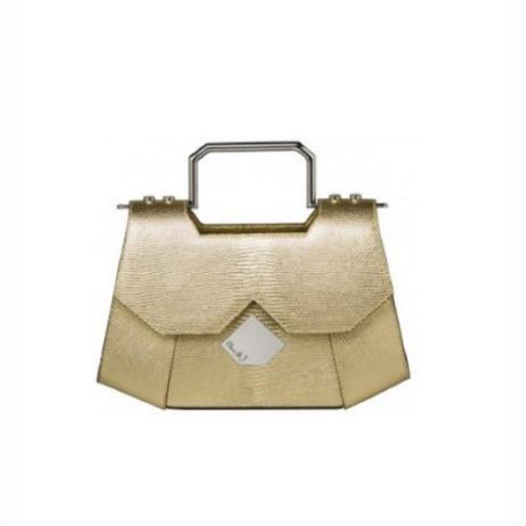 New Baby Grip Gold Bag (Lizard Print) - Moni & J - High quality luxury fashion brand