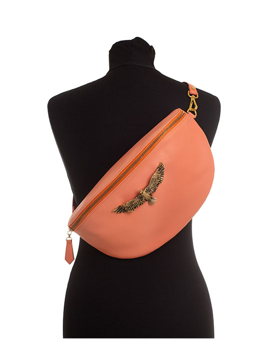 Thalia Bag Peach (Scotch Print) - Moni & J - High quality luxury fashion brand