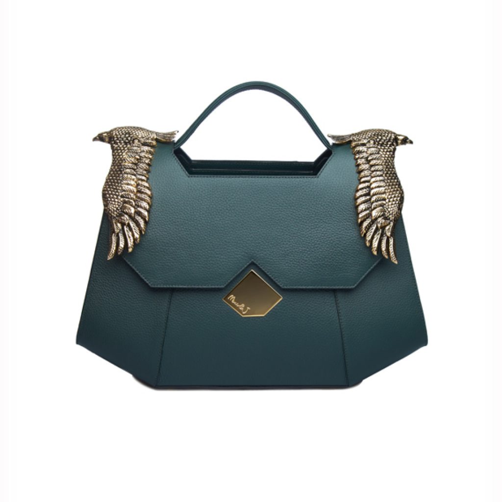 The Colonel Olive Green (golden accessories) - Moni & J - High quality luxury fashion brand