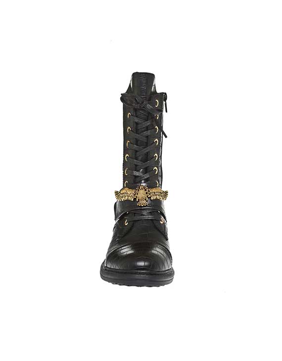 Leia's boots - Croco Print - Moni & J - High quality luxury fashion brand